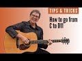 How to go from C to D11 on guitar | Beginner guitar