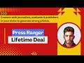 Press Ranger Lifetime Deal I Manage Every Media Contact Using the Built-in CRM.