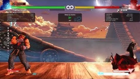 SFV Ryu CCsweep set up vs. Bison