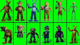FNAF Movie Design Green Screen Animations