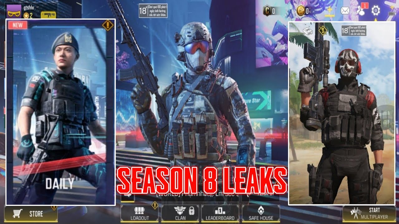 *NEW* Season 8 Update is Here! Daily Login Reward + Free Character Codm ...