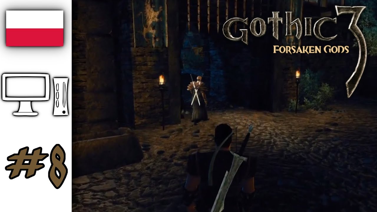 Gothic 3: Zmierzch Bogów [PL] #8 - Czarny Mag - YouTube