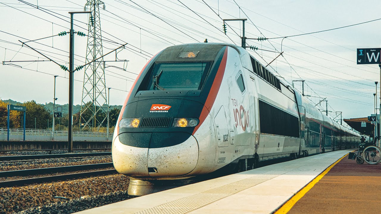 4K TRAINS COMPILATION 100% TGV FRANCAIS - MACON LOCHÉ TGV - FRANCE 🇫🇷