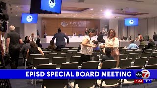 EPISD Board takes no action on superintendent’s future with the district