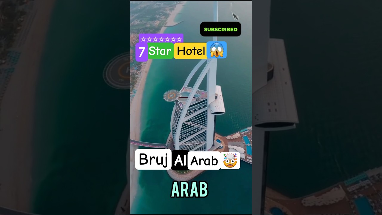 😱BRUJ-AL-ARAB ka reality exposed🤯 #factoholic #amazingfacts #factsmine #shorts