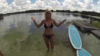 Chris Lowe having some fun at lake OLYMPIA in Ocoee,Fl