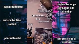 5 preset alight motion terbaru2021||viral tiktok