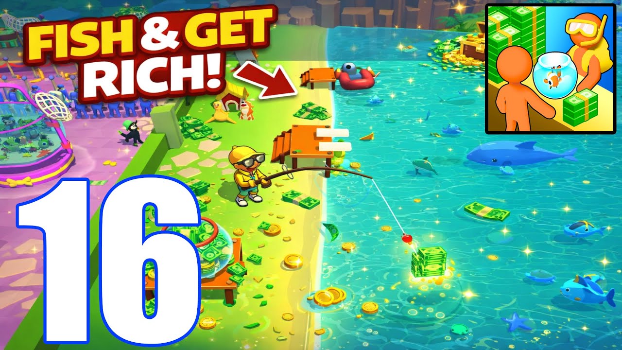 Aquarium Land – Gameplay Walkthrough Part 16 | Fish & Get Rich