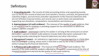 BAPE 1 - AUDITING AND ASSURANCE PRINCIPLES (Lesson 8 - Evidence Accumulation and Evaluation Part 2)