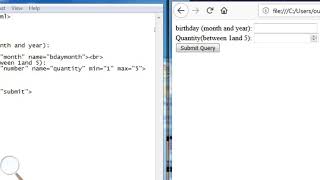 Html5 input type month and number in Telugu with tags, notepad lesson: 24 (part-6)