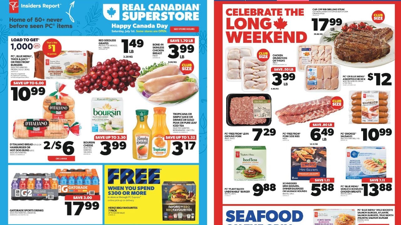 Real Canadian Superstore Flyer Canada 🇨🇦 | June 22 - June 28