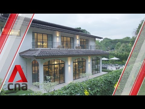 Video: Spectacular Contemporary Residence v Singapure: Slnečný dom