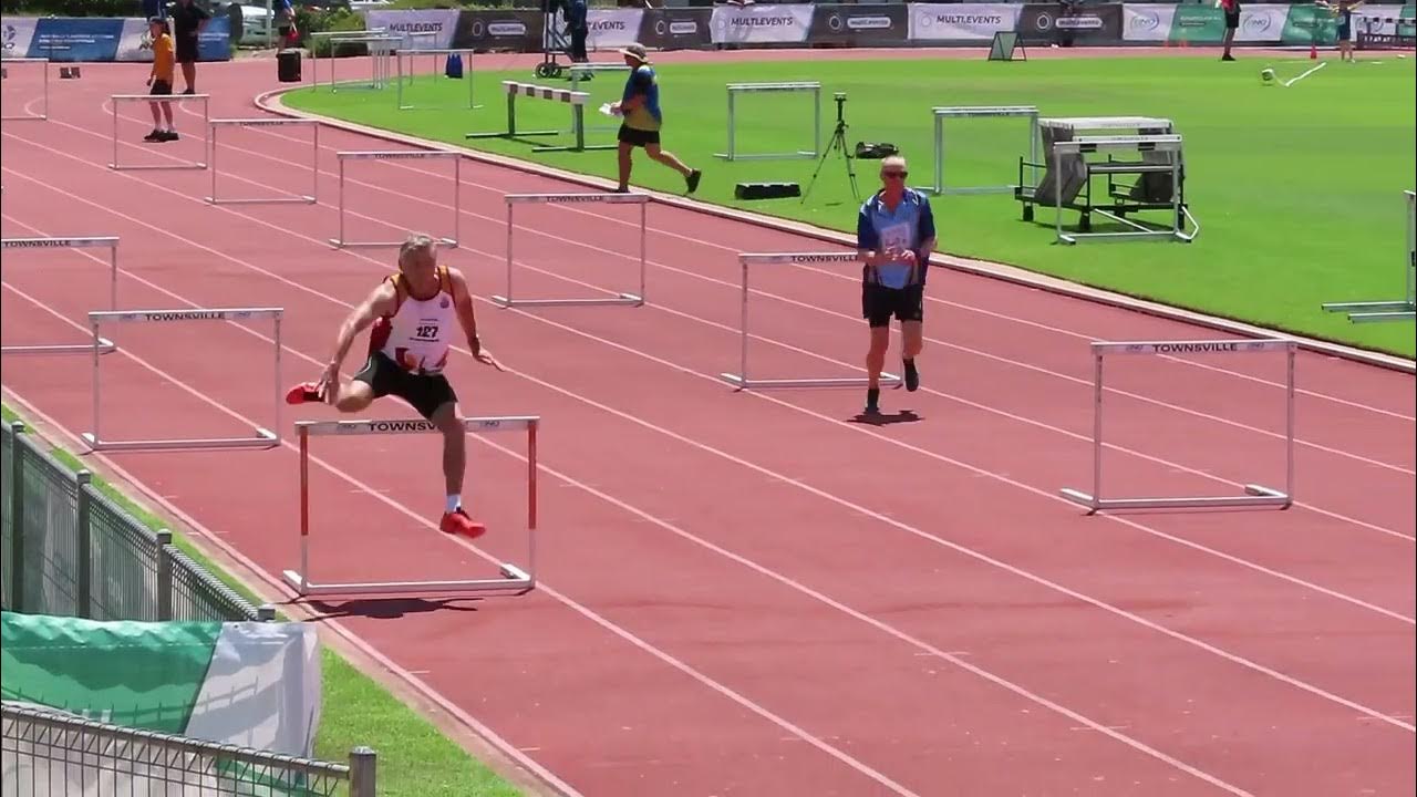 100m Hurdles Decathlon Masters Men, North QLD Championships, Townsville