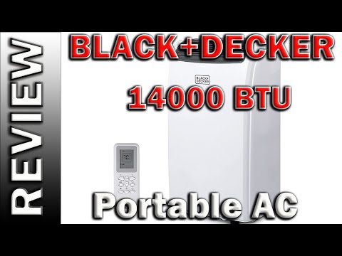 BLACK+DECKER 8,000 BTU Portable Air Conditioner with Remote Control  BPP05WTB