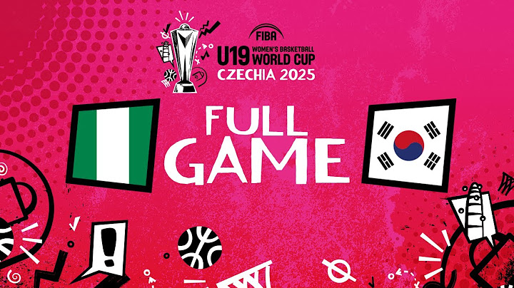 Class 9-12 | Nigeria v Korea | Full Basketball Game | FIBA U19 Women's Basketball World Cup 2025