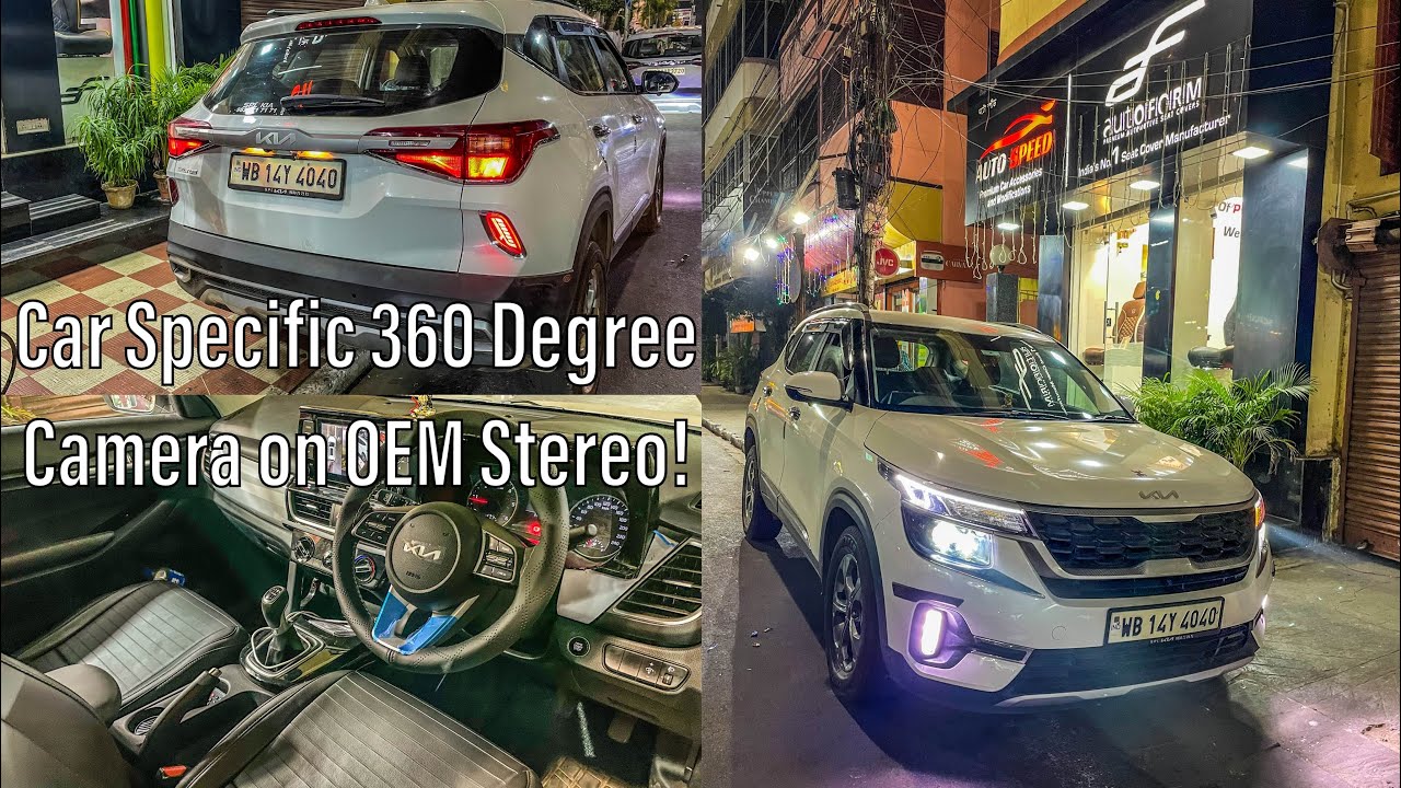 2022 KIA SELTOS WITH DHC CAR SPECIFIC 360 DEGREE CAMERA ON OEM STEREO 🤯