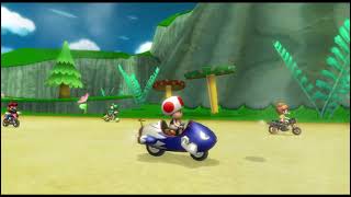 Mario Kart Wii Cup Mushroom 100cc with Toad Bullet Bike para @Leonnopro #mariokart #mariokartwii