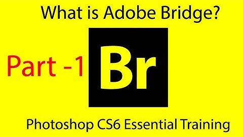 What is Adobe Bridge ? Photoshop CS6 Essential Training
