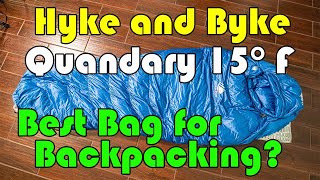 Hyke and Byke Quandary 15 F Sleeping Bag | Ultralight Sleeping Bag by Zona Camp & Hike 996 views 2 years ago 3 minutes, 58 seconds