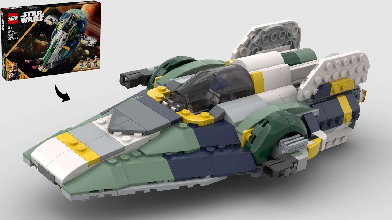 LEGO A-Wing Prototype Starfighter – Alternate Build of LEGO 75433