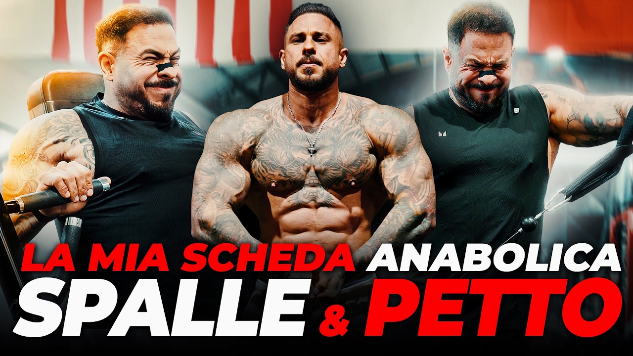 IL MIO ALLENAMENTO DI SPALLE + RICHIAMO PETTO