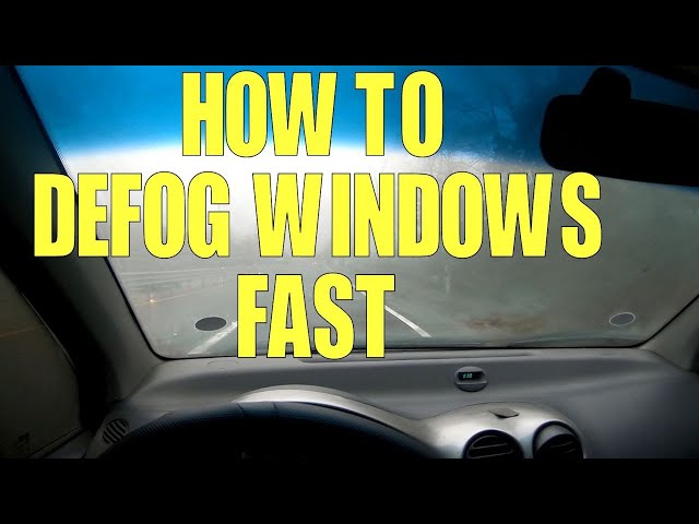 How to Defog a Windshield? It's Super Easy! - January - 2024