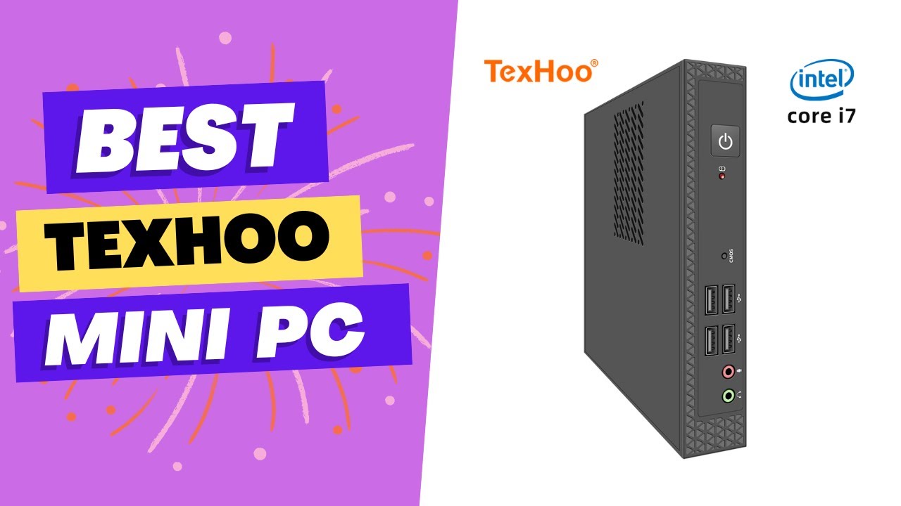 TexHoo Mini PC Computer Intel Core i7 i5 Processador ITX Windows