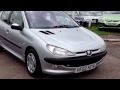 2002 02 peugeot 206 lx 20i at wwwgullwingcarsalescouk