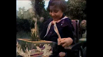 Dutch History: Blue Birds Scout Troop Camps in Baarn (1951)