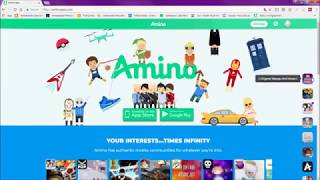 How to use Amino app's  Website (create blogs)