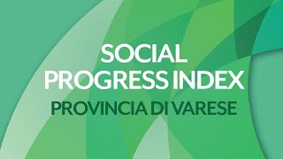 Italy: Social Progress Index for the province of Varese