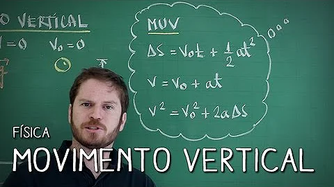 Como calcular o movimento vertical?