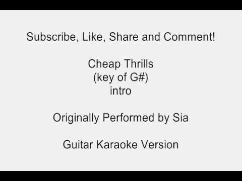 Download Cheap Thrills By Sia Guitar Karaoke.mp3 (MP3 ID 