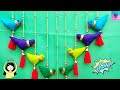 Beautiful bird wall hanging || how to make bird Wall Hanging with cloth || bird making ideas