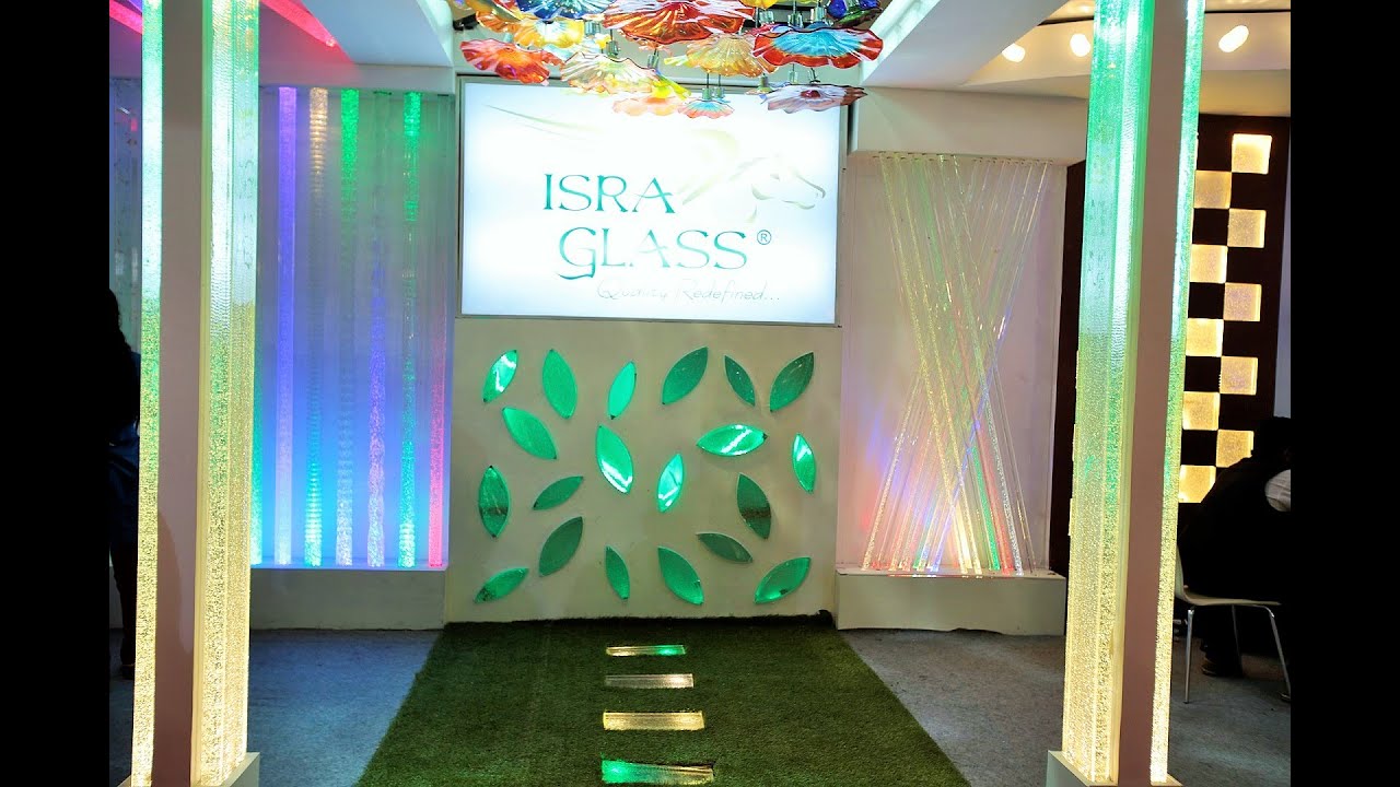 Isra Glass® exhibited Vetropole Glass Pillars & various glass concepts