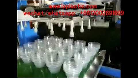 20 up small PP bowl  robot arm stacker for cup thermoforming machine