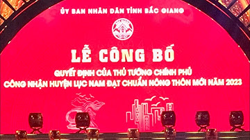 Khớp nhạc trước giờ  khai mạc lễ công bố Huyện Lục nam đạt chuẩn nông thôn mới