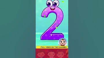 Number 2 🥰 | Dancing Two, Tracing, and Counting 2 | Lucas & Friends #shorts