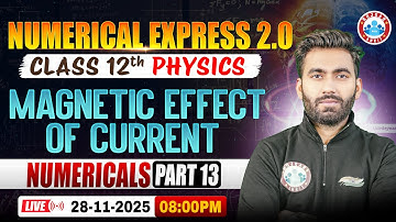 Magnetic Effect of Current | Numericals Part 13 | Class 12 Physics | UP Board English Medium RWA
