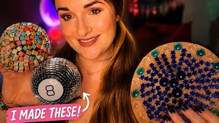 ASMR Using ONLY Handmade Triggers ✨Tapping & Scratching Trigger Boards, Glass & Mic Covers
