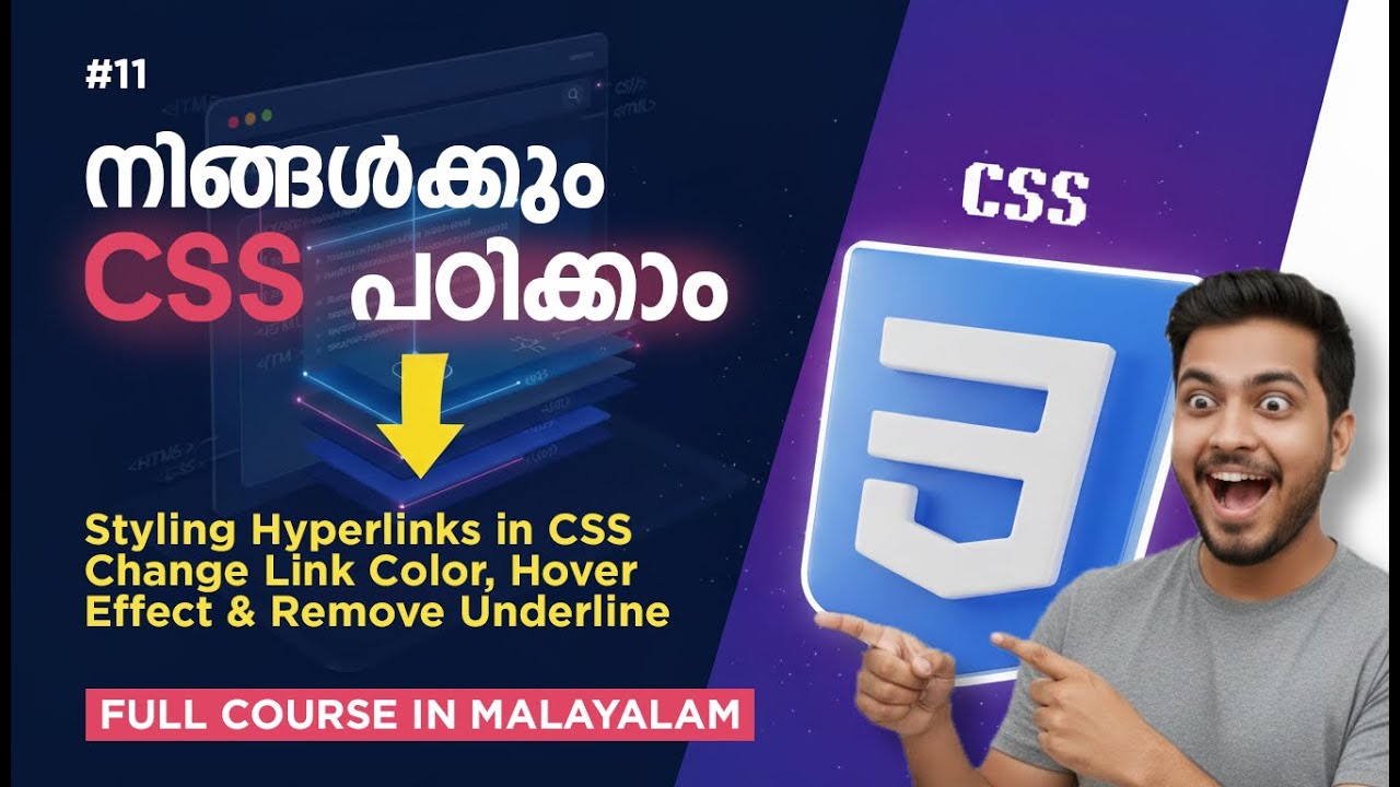 Styling Hyperlinks in CSS | Change Link Color, Hover Effect & Remove ...