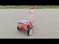 How To Make Ice Cream Trolley Robot Toy Car with Coca Cola Cans