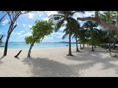 360 degree - Malcapuya Island, Coron, Philippines - A stroll on the island (please watch in 2160 4k)