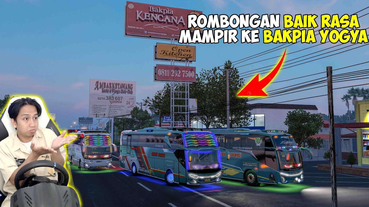 PULANG TRIP ROMBONGAN BAIK RASA MAMPIR KE BAKPIA YOGYA DULU !! SERU BANGET MODE MALAM
