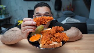 The Perfect NASHVILLE HOT Fried Chicken Strips Recipe by Quang Tran 57,883 views 7 days ago 12 minutes, 8 seconds