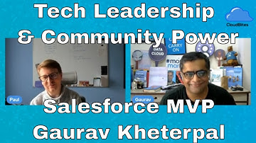 Tech Leadership and Community Power: Insights from Salesforce MVP Hall of Famer Gaurav Kheterpal