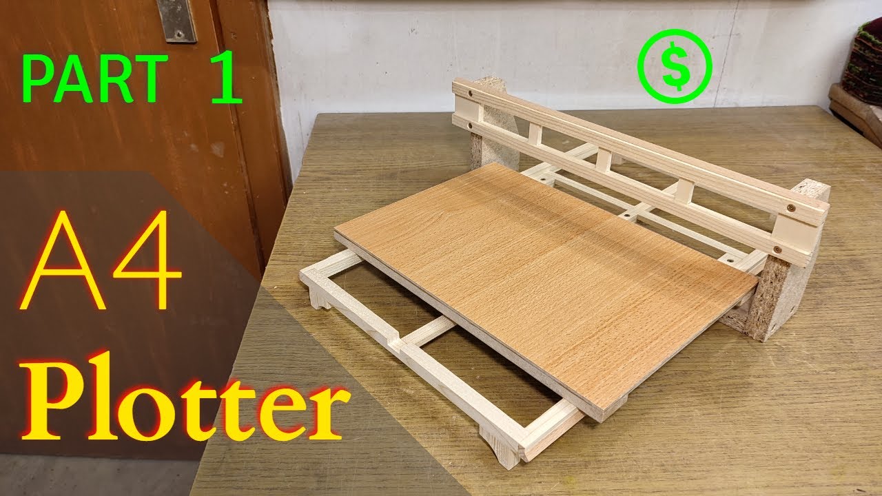 Building a 210x297mm arduino pen plotter with 28BYJ-48 stepper motors ...