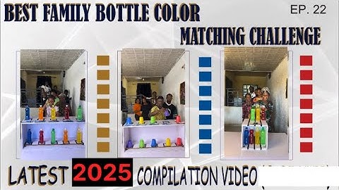 🚨- THE MOST SMART, FUNNY & ENTERTAINING FIVE(5) BOTTLE COLOR MATCHING CHALLENGE - COMPILATION VIDEO