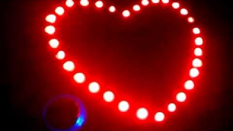 Led trái tim (full) kết hợp với Music