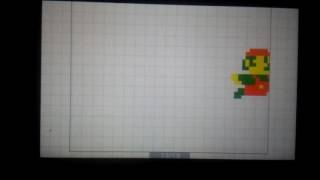 Pixel Mario and n FLIPNOTE 3D